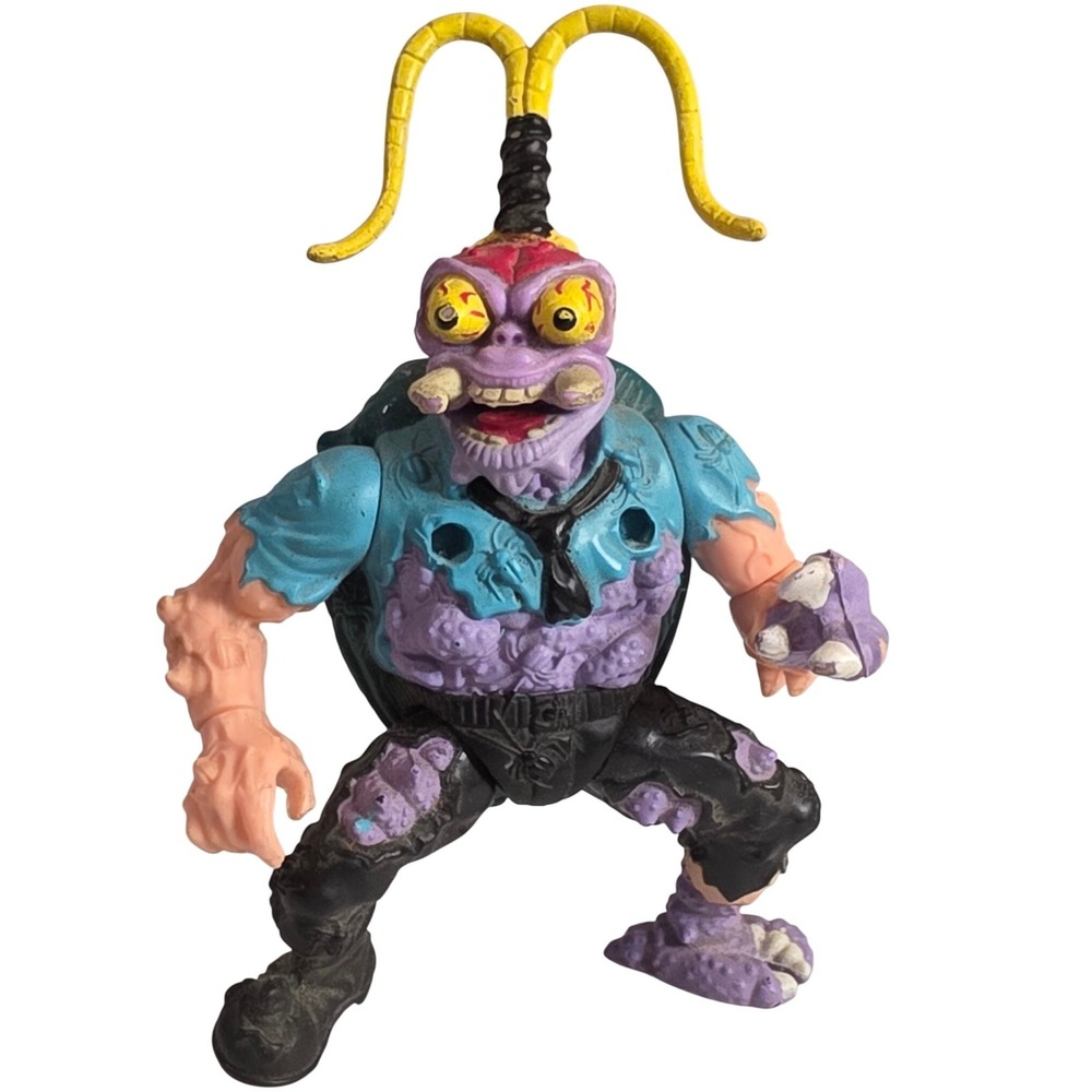 Playmates Scumbug Action Figure 5in Multi Fair 1990 TMNT Mirage Studios